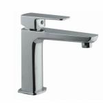 Jaquar KUP-CHR-35011BPM Kubix Prime Chrome Single Lever Basin Mixer with 450mm Braided Hose