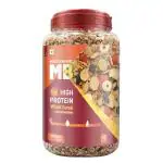 MuscleBlaze High Protein Wheat Cereal, 21 g Protein, Fibre Rich, Breakfast Cereals, with Oats Loop & Fruits, Ready to Eat, Strawberry Blast, 1 kg