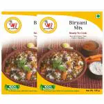 M3 Kitchen Biryani, 150 gm (Pack of 2) | Natural & Tasty Instant Food under 15 minutes | Curry Paste | Ready to Cook | Just Heat & Eat | Readymade Curry | Easy To Cook