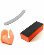 NICZICO Nail Filer,buffer and Practice Finger (Pack of 3)