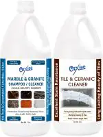 Ozxiee Marble Floor Cleaner Shampoo (1L) & Bathroom Tile Cleaner Liquid (1L) Combo Floral (2 L)