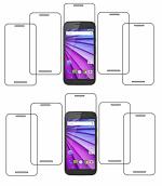 Vizio Moto G3 Transparent Tempered Glass Touch Sensitive and Anti-Shatter Screen Protector with Wet and Dry wipes 7.2 x 0.1 cm - (Pack of 10)