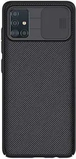 Nillkin Samsung Galaxy A51 Black Plastic Mobile Back Cover
