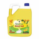 Shatras Dishwash Liquid Gel 5 Liter With Lemons Fragrance | Dishwash Liquid Infused With The Power Of Lemons | Refreshing, Antibacterial & Leaves No Residue | Fast Cleaner For All Types Of Utensils