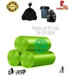 ALXIND Green Medium Garbage Bag 12 ltr - 90 Pcs