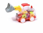 Smartcraft Friction-Powered Transparent Gear Moving Truck Construction Miniature Toy