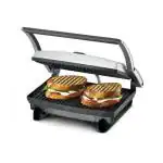 Nova NSG-2439, 700W, Panini Grill Sandwich Maker, Black/Grey