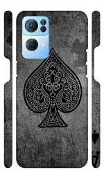 YAPZONE Funky Ace Card on Grey Background - | Designer Printed Hard Back Cover for Oneplus Nord CE 2 5G Premium & Attractive Case for Your Smartphone