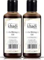SWADESHI KHADI HERBAL Amla Bhringraj Hair Oil (Pack of 2) (420 ml)