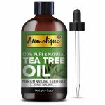 Aromatique Tea Tree Oil For Face 100% Pure,Best Therapeutic Grade Tea Tree Essential Oil for Skin Acne, Hair -15ml