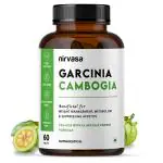 Nirvasa Garcinia Cambogia (800mg) with Green Tea Tablets Natural Stomach Fat Burner - 60 Set of 1