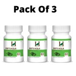 H&C HERBAL INGREDIENTS EXPERT Gotu Kola Tablets 350mg, 60 count (Pack of 3)