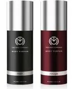 THE MAN COMPANY Noir & Rouge Combo Deodorant Spray - Pack of 2 Perfume - 240 ml (For Men)