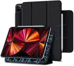 ProElite Smart Magnetic Case Cover for Apple iPad pro 11 inch M1 3rd/2nd Gen 2021/2020 [Support Apple Pencil Charging], Black