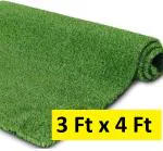 GULISTAAN High Density Artificial Grass Carpet ( 3 Feet x 4 Feet ) , Natural Green, 1 Pc