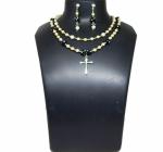 JAYA VISION ENTERPRISES Synthetic pearl & Glass beads Necklace-tg46