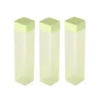 JYNXE Square Water Bottle Freezer Safe, Break Proof , Food Grade Perfect for Gym, School, Office Water Bottle ( 1 L ) Pack Of 3 , Green