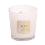 Chloe Luxe Velvet Vanilla Mini Aromatic Jars Christmas Candles for Home Decor- White