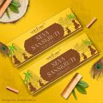 Vedic Vaani Seva Sanskruti Incense Stick Extra Premium Masala Incense Sticks For Hawan Pooja Agarbatti Auspicious Occasion , Masala Incense Length: 9 inches,Burning Time: 40 to 50 minutes Pack Of 1 No of sticks: 55 approx (100 gms )