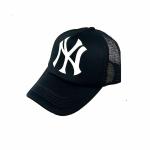 ALBARAKAH Men's & Women's Printed Half Net Baseball Cap Men's Icon Trucker Structured Cap, Black Free Size