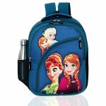 ISB FASHION FROZEN CARTOON PRINTED KID SCHOOL BAG FOR KIDS | COLOR-BLUE