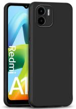 XOVO Back Cover for Mi A1, REDMI A1 2022 (Black, Dual Protection, Silicon, Pack of 1)