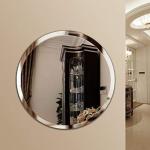 Maisson Quality Glass Frameless Round Wall Mount Mirror (Size 24 X 24 Inch QG 49)