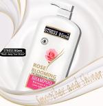 STRESS BGone Scalp Soothing Rose Water & Chamomile Blend Shampoo For Sensitive & Soft, Sulfate Free Shampoo 1l