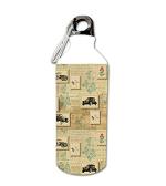 AKP SUBLIMATION Vintage Car Theme BB9 Aluminium Sipper Bottle, 750 ml