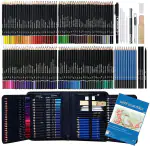 Corslet 145 Pcs Coloured Pencils Set | Drawing Pencils & Sketching Kit for Artist with Graphite, Metallic Color, Water-Soluble Color Pencils | Drawing & Sketch Kit For Kids, & Adults