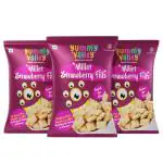 Yummy Valley Millet Strawberry Fills - Pack of 3 (Goodness of Jowar Millet & Strawberry|Super-Healthy Snacks for Kids)