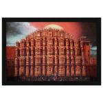ArtX Multicolor Hawa Mahal Monument Wall Art Painting 13 X 19 Inch