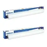 PHILIPS 20-watt LED Batten/Tubelight | StarBright Compact 2-ft Decorative Modern LED Wall Tubelight for Living Room & Bedroom | Cool Day Light, Pack of 2