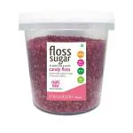 Fluffy Tubs Floss Sugar / Candy Sugar / Flavoured Sugar Strawberry Flavour 500gms ( Sugar & Natural Colours)