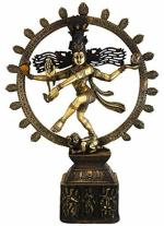 Kalakrithi Religious Metal Lord Dancing Shiva Statue 61 x 43.2 cm