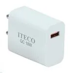 ITECO 18W USB QC 3.0 Fast Charger For Samsung LG Xiaomi Vivo Redmi Oppo Mi Etc