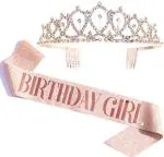 Party Propz Birthday Sash And Crown -2 Pcs