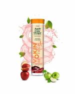 Vokin Biotech World's First Apple Cider Vinegar -20 Effervescent Tablets Vitamin C Garcinia for Detox & Weight Management with Green Apple Flavor (Pack of 1)
