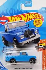 HOT WHEELS LAND ROVER SERIES III PICKUP BLUE HW HOT TRUCKS 3/10, 111/250 DIE CAST CAR TOY