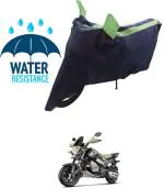 RONISH Waterproof Two Wheeler Cover for Honda (Navi, Black, Green)