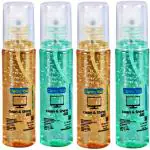 Admiz Liquid Solution with Cloth to Clean Mobile/Laptop Screen PACK OF 4 for Computers, Laptops, Mobiles (Cleaner Fluid Gel LCD Cleaning Kit)