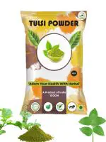 DIVINE HERBS Tulsi Leaf/Leaves/Ocimum Sanctum/Holy Basil Powder For Health, Skin & Hair-100GM