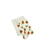 THEONI Orange Organic Cotton Muslin Swaddle for Newborn Baby - Pack of 2