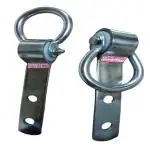 Q1 Beads 2 Pcs Pure Stainless Steel Swing Jhula Kada Ring for Home Hooks Bearing Kada Hanging Hook for Home Balcony and Patio Use(2 Pcs SS Chrome)