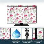 AAVYA UNIQUE FASHION for 50 inch LED::LCD::LED Monitor - AUFLED_50inchRedFlower_01 (Multicolor)