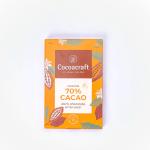 Cocoacraft 70 Percent Natural Bitter Sweet Dark Chocolate Couverture 210 G