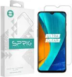 Sprig Transparent Tempered Glass Guard For Oneplus 7T