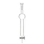 ABGIL BOROSILICATE GLASS CHROMATOGRAPHY COLUMN WITH RESERVOIR WITH STOPCOCK. BORE(65MM) LENGTH(600MM). OUTER JOINT B-50