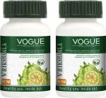 VOGUE Pharmaceuticals Pvt. Ltd. Vogue Wellness Vrikshamla Tablets, Weight Management, Fat Burner, Improved Metabolism 60 Pcs Each (Pack Of 2)
