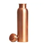 IDEAL PRIME Rust Proof Leak Proof Pure Copper Water Bottle 900 ml | Airtight Ayurvedic Health Benefits Lacquer Copper Bottle Pack Of 1